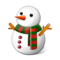 Snowman Without Snow emoji on Samsung